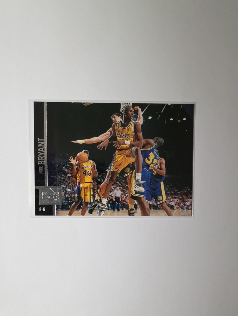 Los Angeles Lakers Basketball Card - Yellow & Purple Jersey